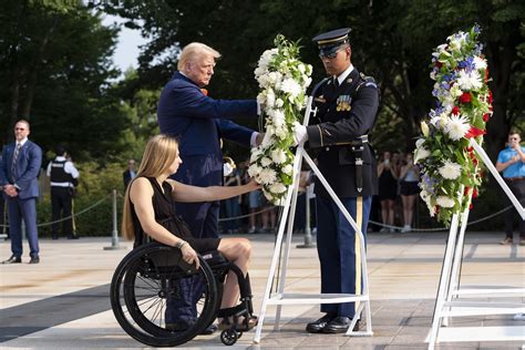 viral scandal cemetery|Trump staff had physical altercation with Arlington .